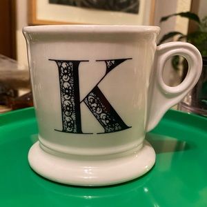 Anthropologie initial K mug